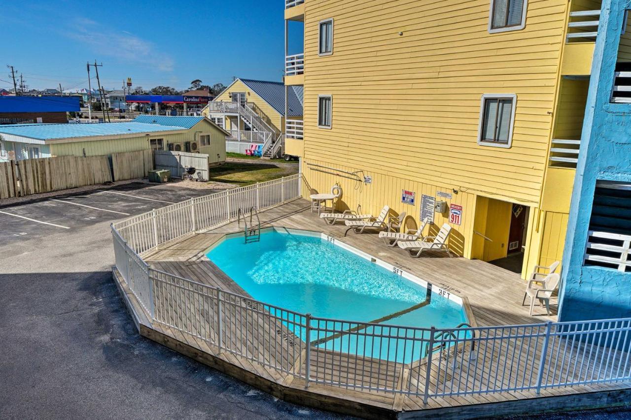 Breezy Beach Retreat With 180-Degree Ocean Views! Carolina Beach Exterior foto
