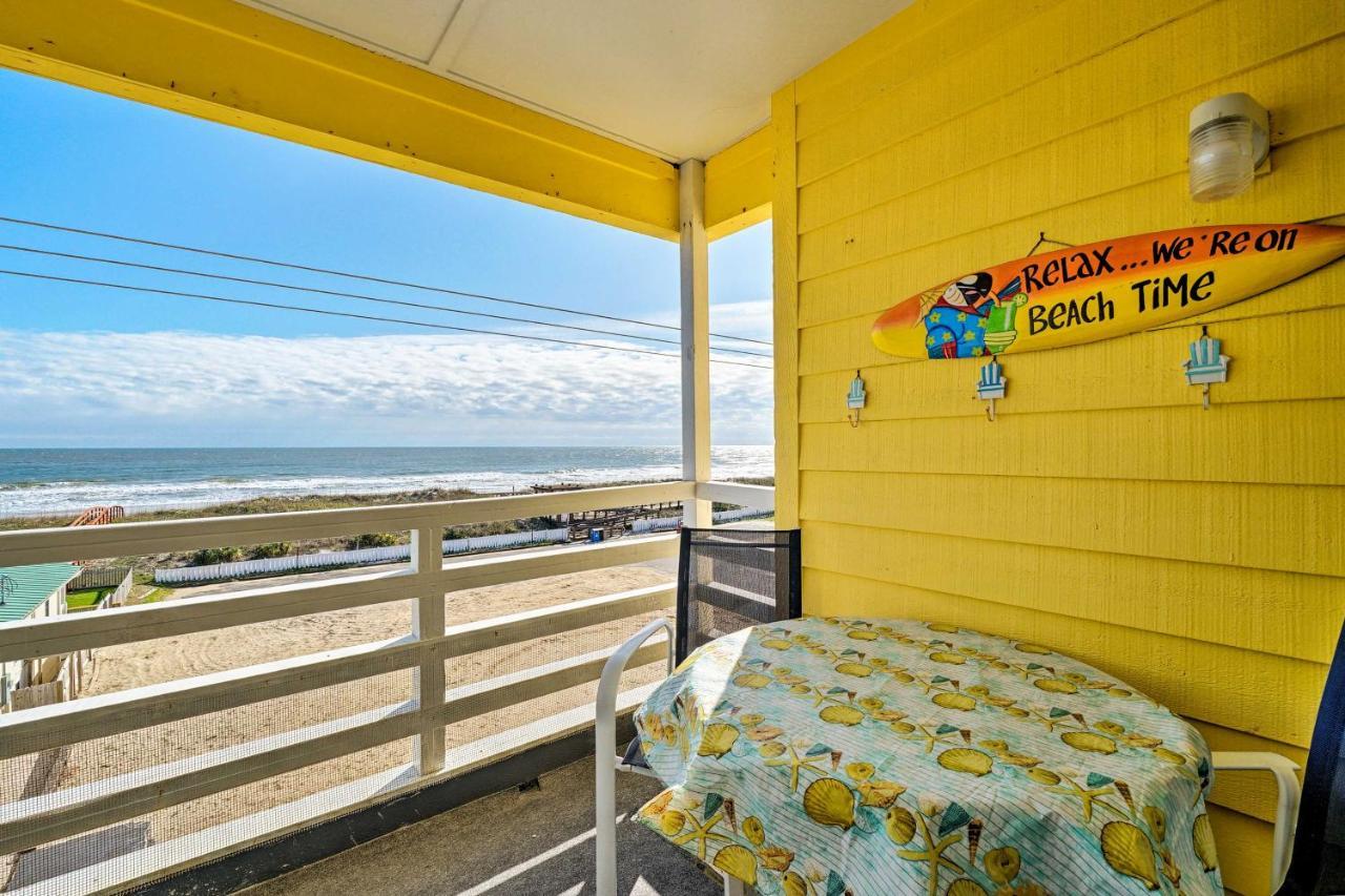 Breezy Beach Retreat With 180-Degree Ocean Views! Carolina Beach Exterior foto