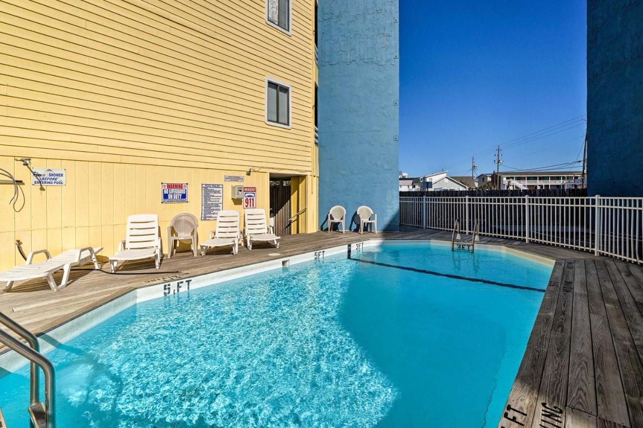 Breezy Beach Retreat With 180-Degree Ocean Views! Carolina Beach Exterior foto