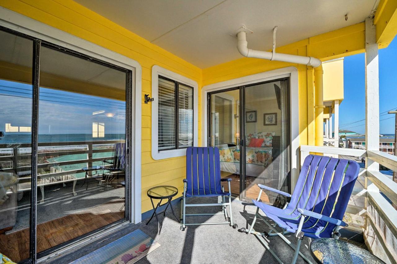 Breezy Beach Retreat With 180-Degree Ocean Views! Carolina Beach Exterior foto